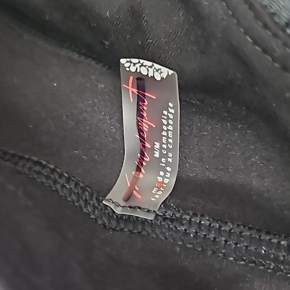 Free People Movement Tank Onesie Black and Grey - Picture 4 of 15